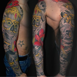 tattoo asia sleeve hennya arm