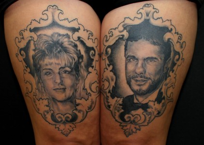 Tattoo Familie Portrait